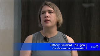 Entrevue  Kathéry Couillard dirgén du Carrefour mondial de laccordéon  25 juin 2024 [upl. by Dittman335]