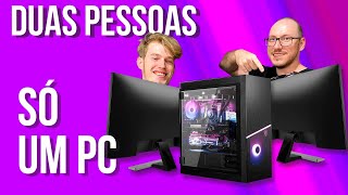 DUAS PESSOAS EM UM SÓ PC de jeito FÁCIL [upl. by Diandre]