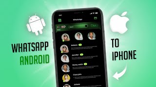 Transfer WhatsApp from Android to iPhone in 1 Click  using Mobiletrans or Wutsapper [upl. by Zennie]