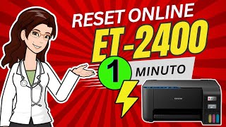 EPSON ET2410 ✅ Servicio ONLINE Reset Almohadillas 🔒 Seguro ⚡ Rápido y 🔄 Reutilizab [upl. by Greerson]