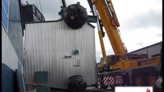 CleaverBrooks Nebraska DType Waste Heat Boiler Installation [upl. by Aliahs895]