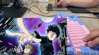 osu Mob Psycho 100 Season 2 Opening  999  MOB CHOIR feat sajou no hana  Live Play [upl. by Jephum]