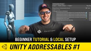 How To Use Unity Addressables For Beginners Part 1 Setup amp Loading Assets [upl. by Neerroc]