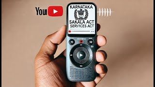 Understanding the Karnataka Sakaala Services Act Ensuring Timely Public Services [upl. by Center995]