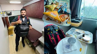 Rajdhani Express First Class Coupe Journey  Chennai Rajdhani  IRCTC first class food Review EP1 [upl. by Nofpets275]