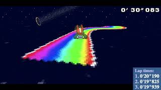 【MKPC WR】DS Rainbow Road  59954  TheNudgyHampter [upl. by Aihsemat]