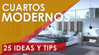 ✔️ HABITACIONES MODERNAS👌 Dormitorio moderno PARA MATRIMONIOS parejas hombres mujeres y niños😲 [upl. by Isawk907]