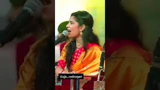 Gujrati Bhajan by maithili thakur tanariri mahotsav 2024 vadnagar culture [upl. by Ocisnarf]