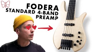 Fodera Standard 4Band Preamp Demo 🦋 [upl. by Mhoj]