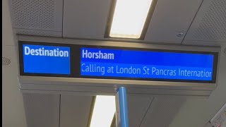 Thameslink to Horsham Announcement [upl. by Kuehnel32]