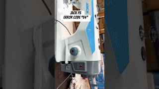 Jack F5 error Code“E4” jack machine repair 😱 viralshort sewingmachine sewing hack jackf5repair [upl. by Idnis]