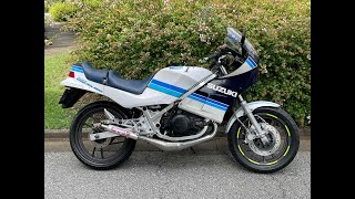 納車10日目の色々・SUZUKI RG250Γ GJ21A 諸々点検整備・ガンマ [upl. by Evin289]