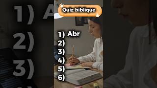 QUIZ BIBLIQUE 3 📚 TESTÉ VOTRE CONNAISSANCE DE LA BIBLE p3 [upl. by Valery125]