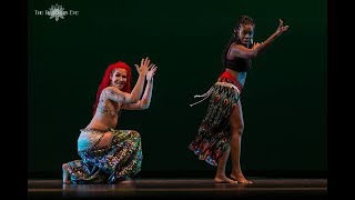 Mahogany amp Drake von Trapp West AfricanBelly Dance Fusion Duet Bayou Belly Fest 2018  quotFerrariquot [upl. by Mosi]