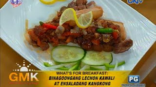 KareKare and Binagoongang Lechon Kawali w Ensaladang Kangkong [upl. by Eta]