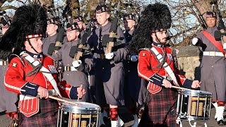 Edinburgh Castle was taken over by The Royal Regiment of Scotland [upl. by Areikahs]