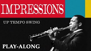 Impressions Dmi  Up Tempo Swing  BACKING TRACK [upl. by Ecurb41]