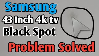 How To Fix Black Spots On TV ScreenBlack Dast On LED TV ScreenHot Black Spots on TV Screen [upl. by Shewchuk]