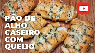 A MELHOR RECEITA DE PÃO DE ALHO CASEIRO  SABOR FICA INCRÍVEL E BEM CREMOSO  SUPER FÁCIL E RÁPIDA [upl. by Eniowtna]