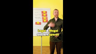 Steuern sparen Legal amp Illegal [upl. by Giule]