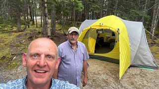 Camping at Malady Head Campground  Exploring Terra Nova National Park area Newfoundland [upl. by Kaylil651]