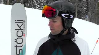 Stockli Stormrider 95 20172018  Allmountain Ski Review [upl. by Hayidah]