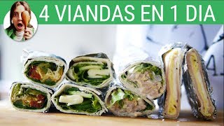 4 VIANDAS SALUDABLES Y FÁCILES PARA LLEVAR AL TRABAJO  1000PREP [upl. by Iveson]