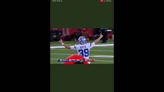 Jake Bates game winning field goal Unreal ending reactionvideo lions nfl [upl. by Mharg]