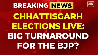 Chhattisgarh Election News LIVE Updates  Chhattisgarh Result 2023 Live  India Today Live [upl. by Higinbotham]