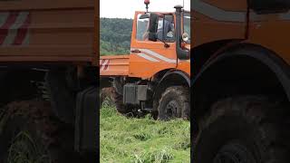 Hast du Allrad an Unimog U1600 dreht durch  Luxemburg 2024 [upl. by Dulce]