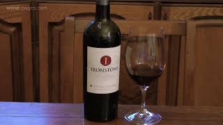 Ironstone Old Vine Lodi Zinfandel California wine review [upl. by Furgeson]