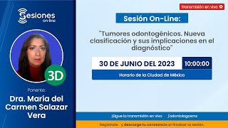 Sesión OnLine quotTumores odontogénicos Nueva clasificación y sus implicaciones en el diagnósticoquot [upl. by Wakerly]