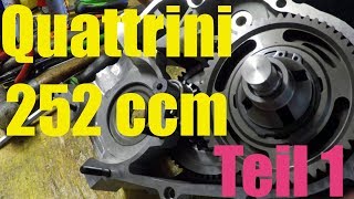 Motor Bearbeitung Quattrini 252 ccm  Teil 1  VESPMOTO [upl. by Clarette]