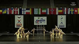 2023 ICU Europeans Jazz  Team Greece Agop Myrtali [upl. by Muns]