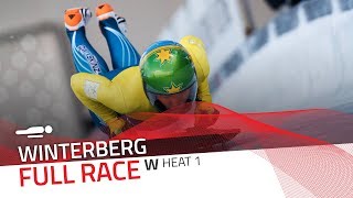 Winterberg  BMW IBSF World Cup 20182019  Womens Skeleton Heat 1  IBSF Official [upl. by Aihsenak6]