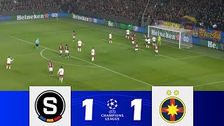 Sparta Praha vs FCSB 11  UEFA Champions League Qualifying 202425  Match Highlights [upl. by Neeloc]