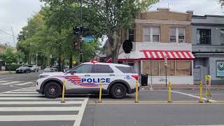 Washington DC Metropolitan Police Department Cruiser 419 Responding 1042024 [upl. by Enilarac]