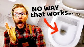 Vinegar or Baking Soda to clean hardWater Toilet Stains [upl. by Kcitrap]