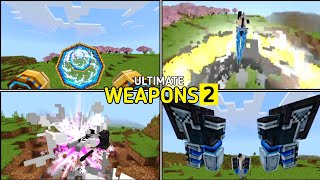 Ultimate Weapons 2 DLC For Minecraft PEBedrock 120 [upl. by Graehl]