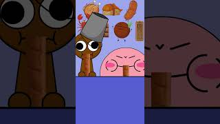 KIRBY VS BRUD INCREDIBOX SPRUNKI  RANDOM BROWN FOOD EMOTICON MUKBANG  KIRBY ANIMATION [upl. by Fedak]