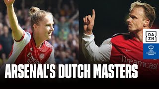 Dennis Bergkamp x Vivianne Miedema Arsenals Dutch Masters 🇳🇱 [upl. by Gnav]