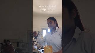 Appe in a different shape trendingonyoutube food recipes vlog weekenddiaries [upl. by Uhile432]