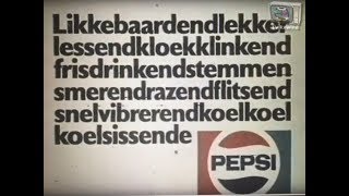 Pepsi commercial  Likkenbaardendlekkerlessend 1979 [upl. by Netsua]