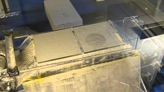 OpenSLS First selective laser sintering print in wax [upl. by Yemrots480]