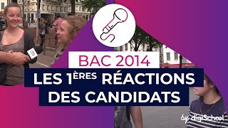 Résultats Bac 2014  les premières réactions des candidats [upl. by Llemmart]