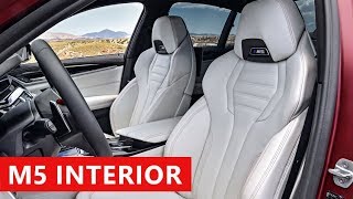 2018 BMW M5 INTERIOR  Full Walkthrough [upl. by Hoashis]