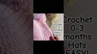 Easy Crochet baby hat Tutorial CrochetByNora [upl. by Aleusnoc]