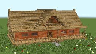 MINECRAFT How to build 2room wooden house 2 [upl. by Nasia]