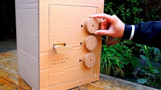 How To Make Safe Locker from Cardboard [upl. by Lledniw224]