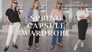 Spring capsule wardrobe 2022  Checklist amp key pieces [upl. by Sgninnej]